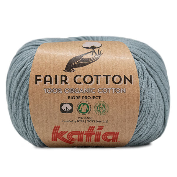 Katia Fair Cotton 041 Grijsachtig blauw