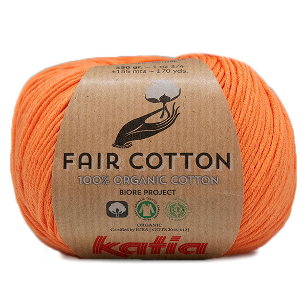 Katia Fair Cotton 043 Intens oranje
