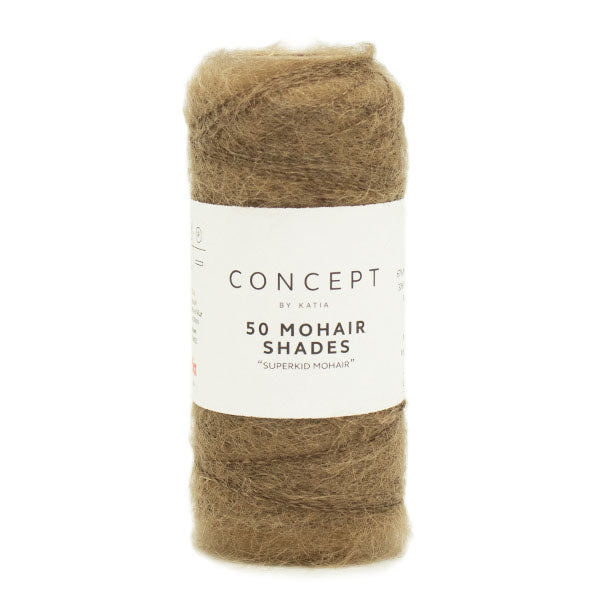 Katia 50 Mohair Shades 018 Olijf groen