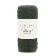 Katia 50 Mohair Shades 025 Zeer donker groen