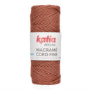Katia Macramé Cord Fine 214 Copper brown Koper bruin