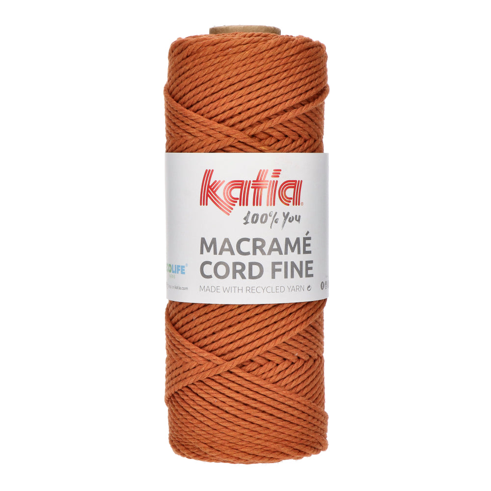 Katia Macramé Cord Fine 209 Licht oranje