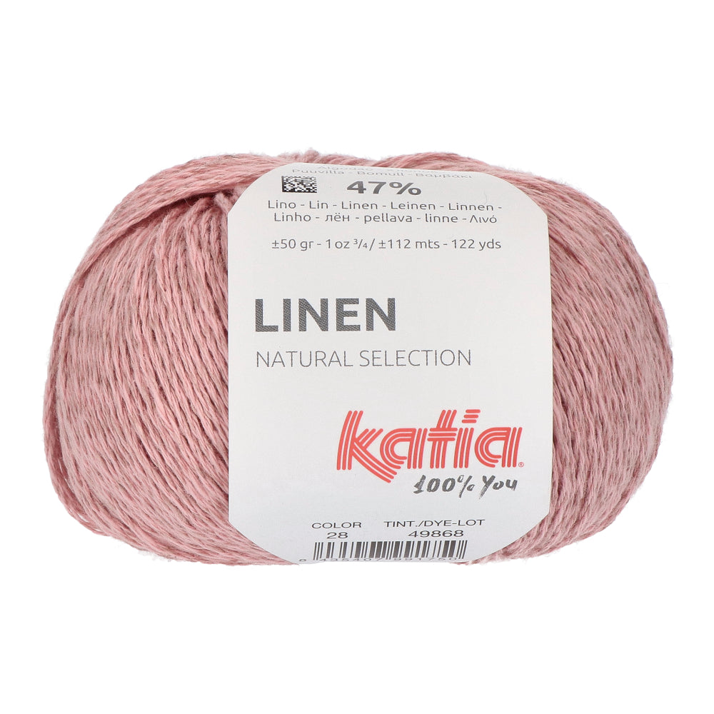 Katia Linen 028 Bleach Red