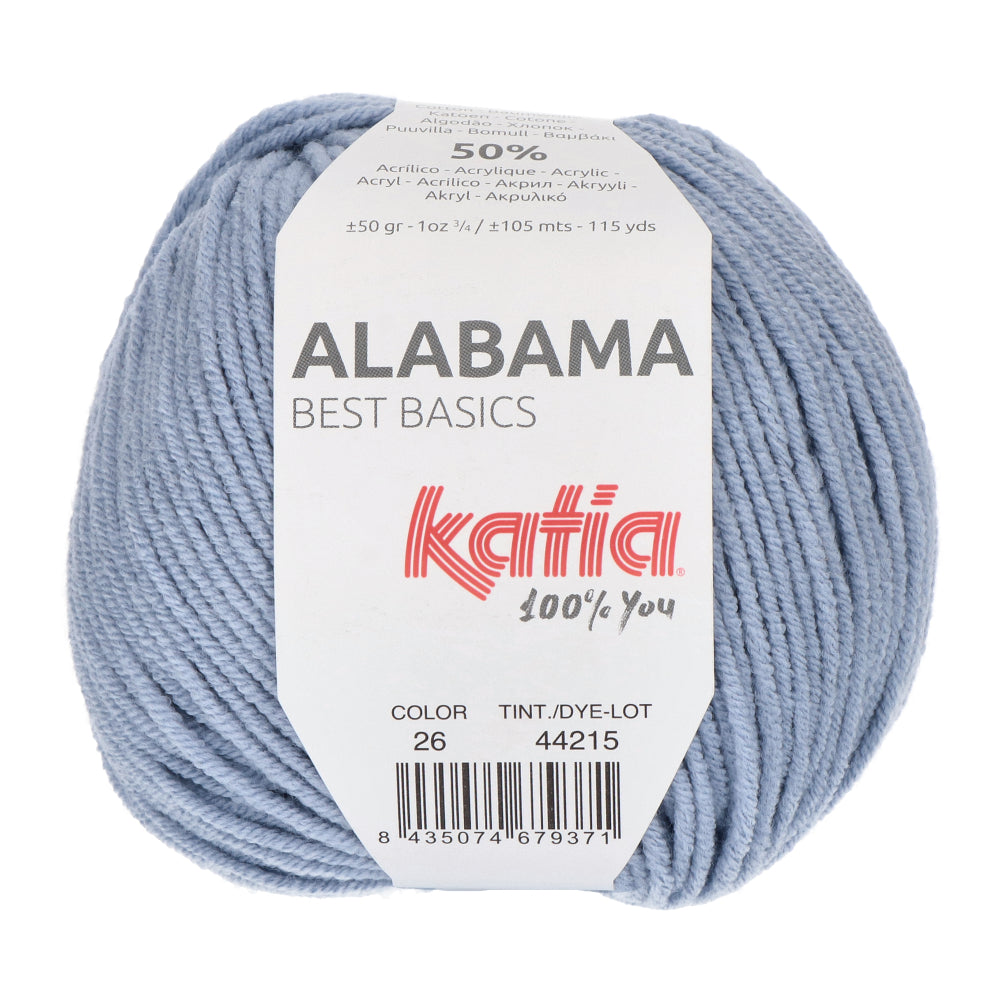 Katia Alabama 026 Licht blauw