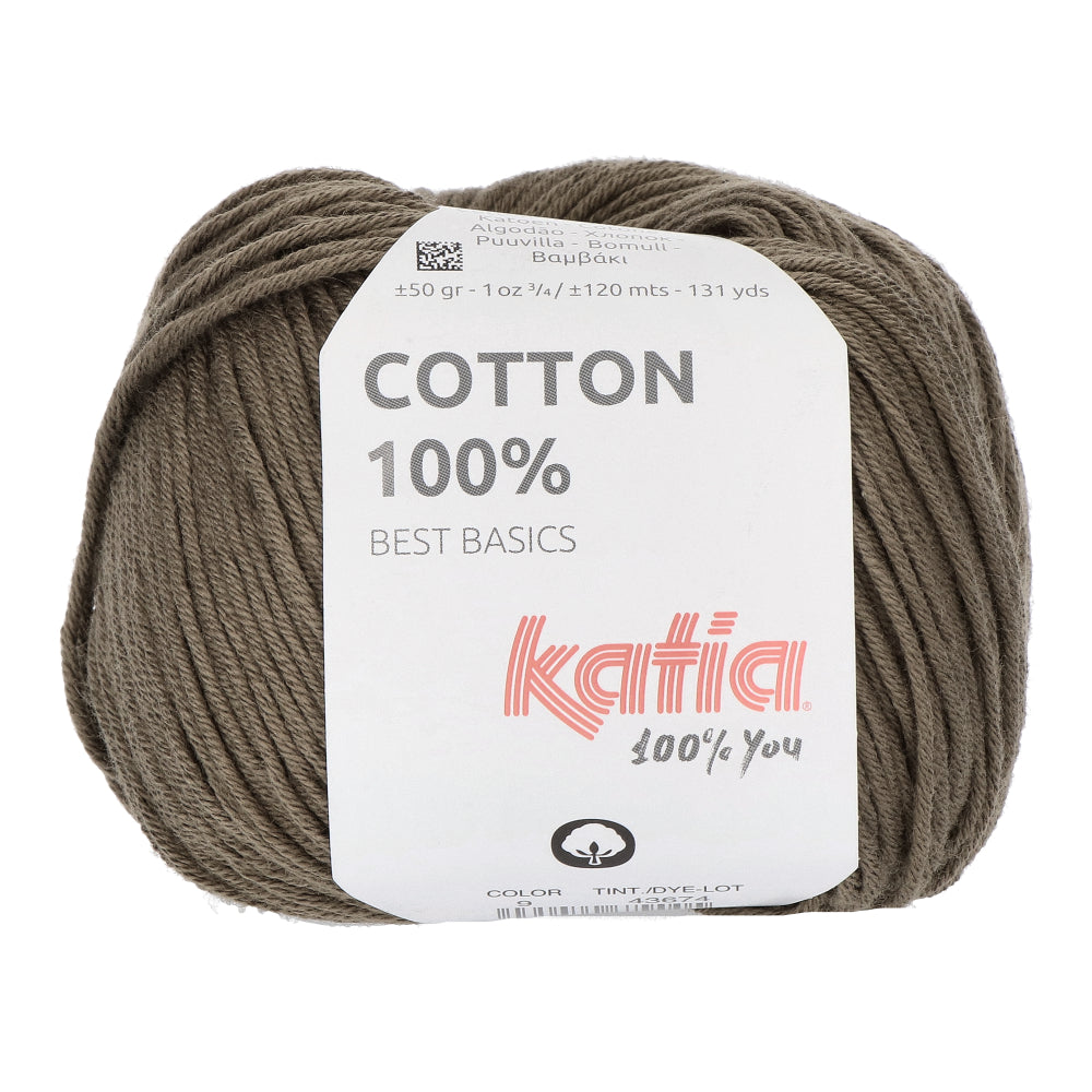 Katia Cotton 100% 009 Donker bruin