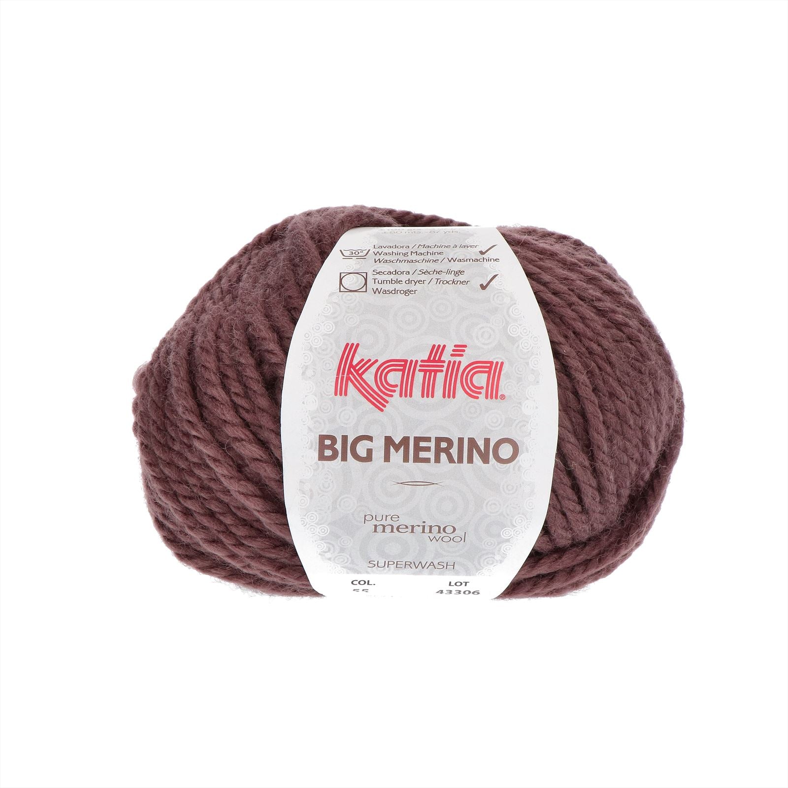 Katia Big Merino 055 Aubergine