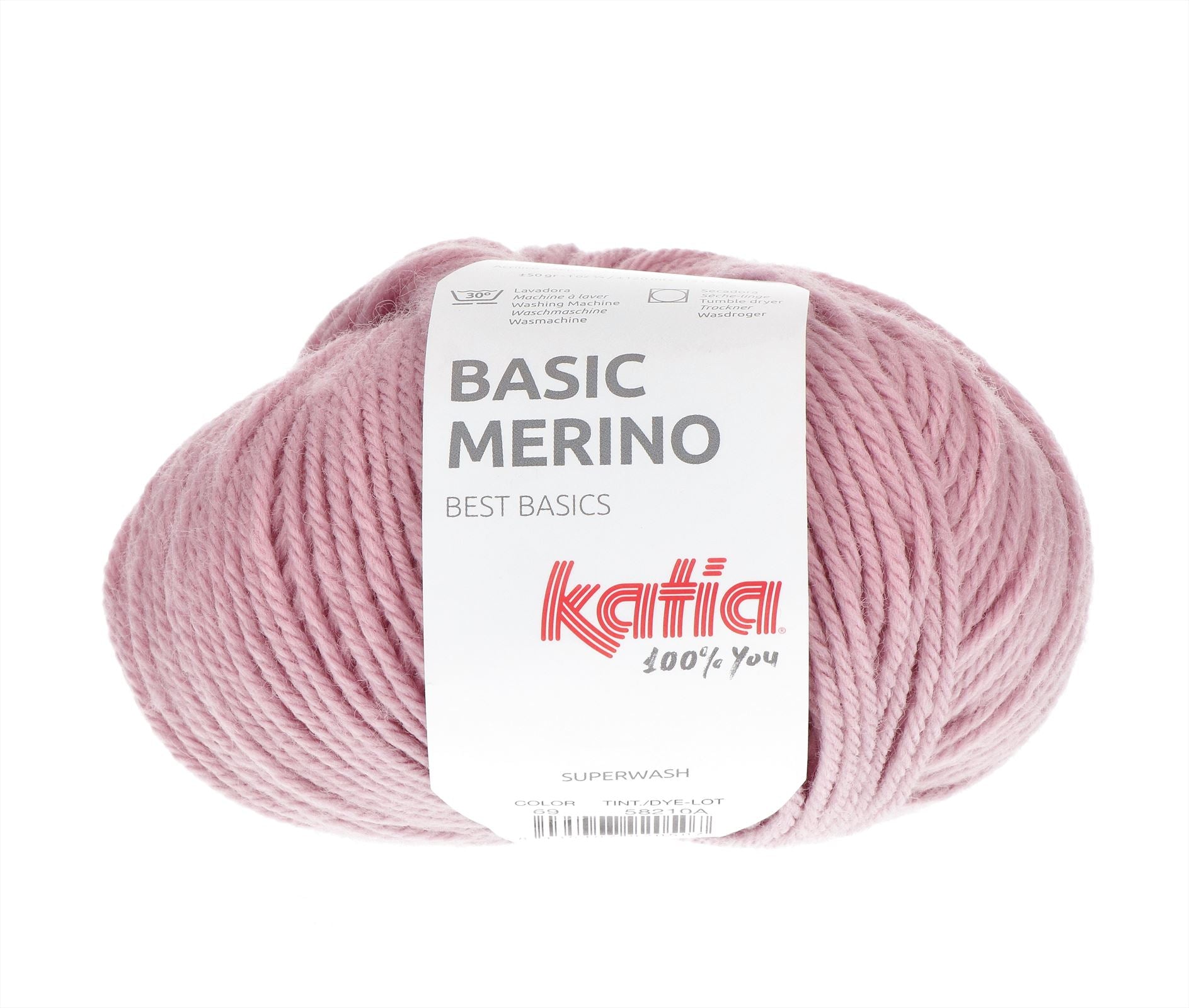 Katia Basic Merino 069 Donker Roze