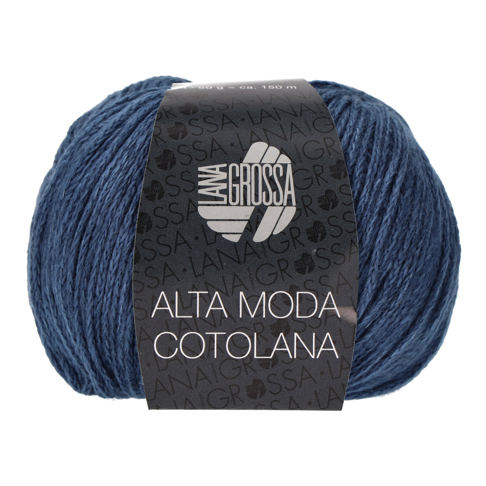 Lana Grossa Alta Moda Cotolana 014 Donkerblauw