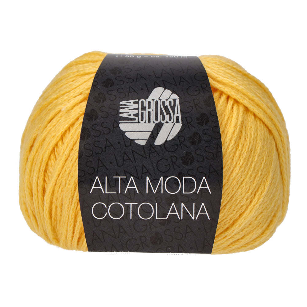 Lana Grossa Alta Moda Cotolana 001 Geel