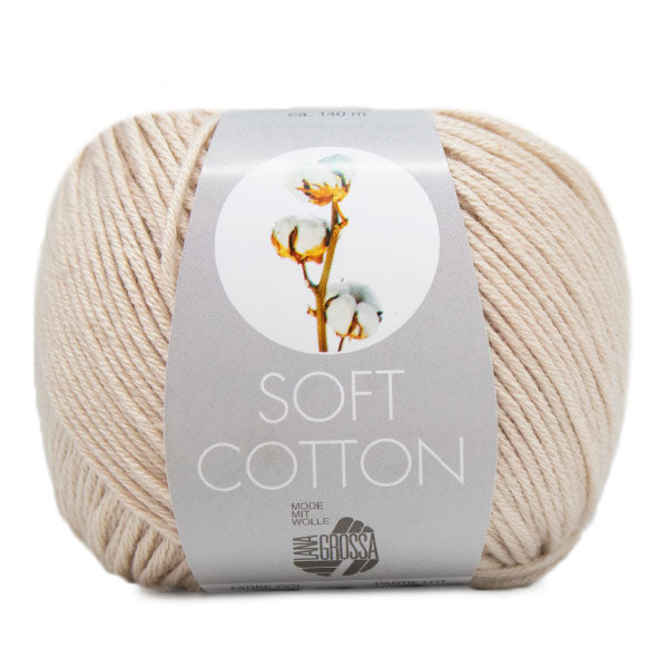 Lana Grossa Soft Cotton 003 Grege