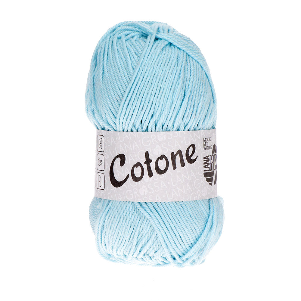 Lana Grossa Cotone 126 Ijsblauw