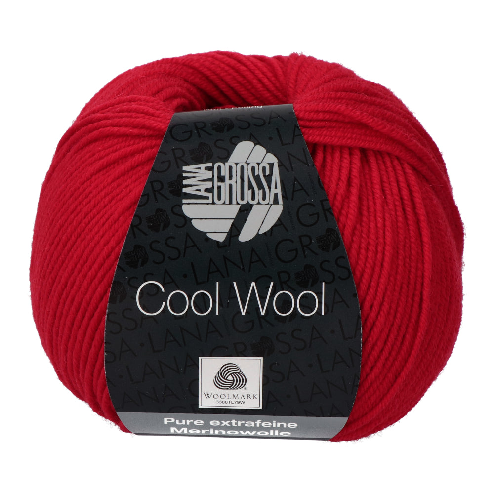 Lana Grossa Cool Wool 437 Karmijnrood