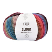Lang Yarns Cloud 005 Bordeaux/Groen/Blauw