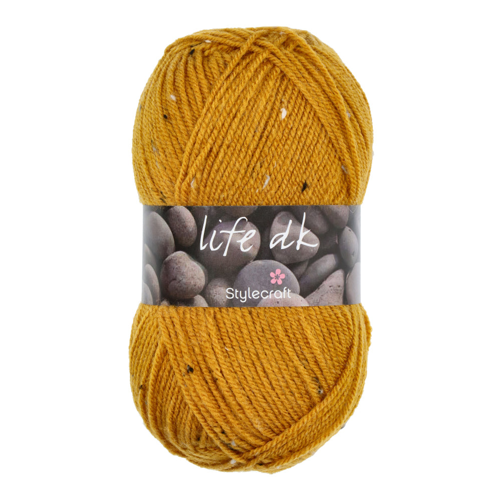 Stylecraft Life DK - Nepp shades 3522 Ochre Nepp