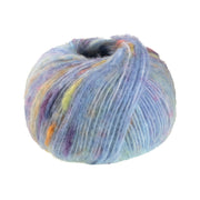 Lana Grossa Cassata 0005 Lichtblauw/Roze/Geel/Oranje/Blauwpaars