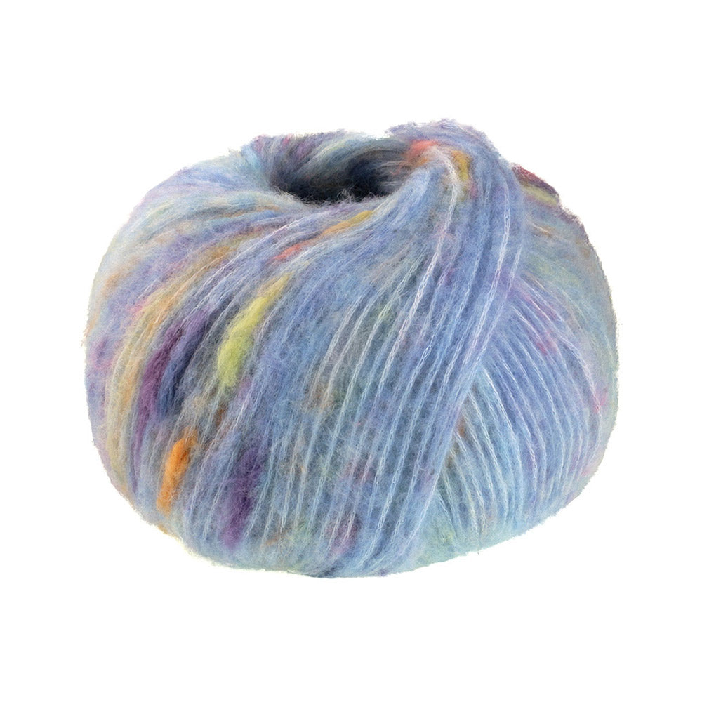 Lana Grossa Cassata 0005 Lichtblauw/Roze/Geel/Oranje/Blauwpaars