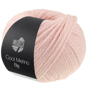 Bol Lana Grossa Cool Merino Big in kleur 242 Pastelroze