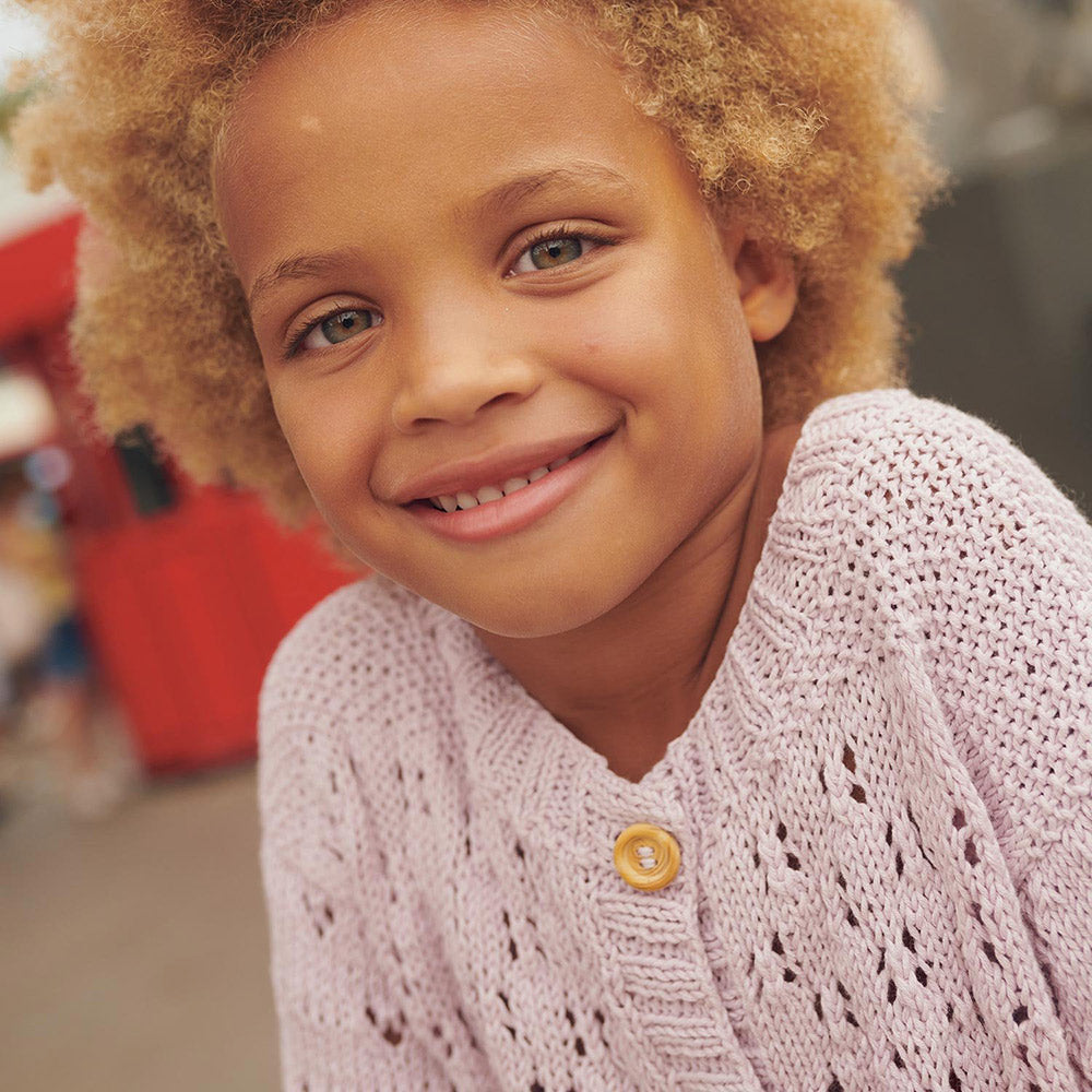 Patroon breien haken kinderen jas lente zomer katia — gemaakt met Cotton 100% Meisjesvest Breipatroon (download) (Digital)