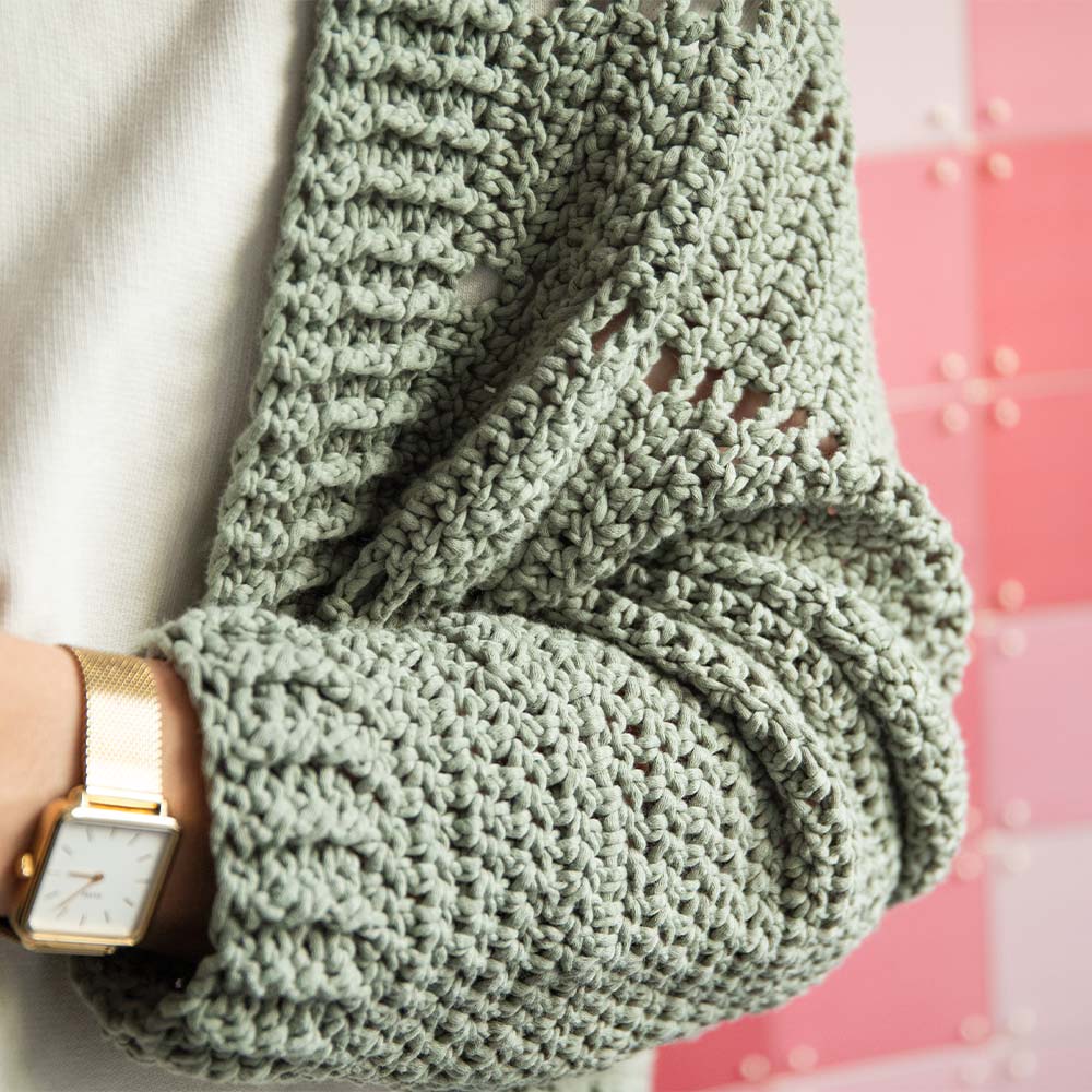 Cotton Tube Shrug Haakpakket (3)