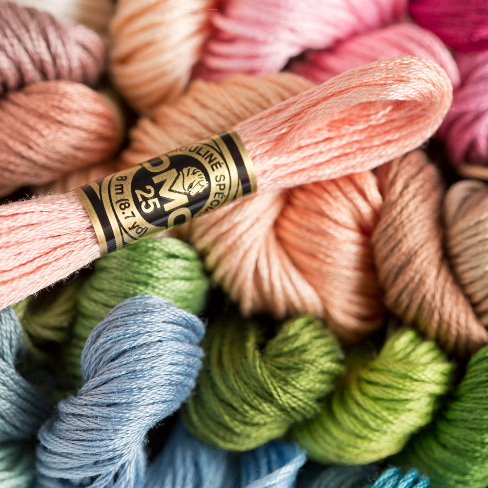 Sfeerbeeld met DMC 117MC Mouliné Spécial Borduurgaren 8m 733