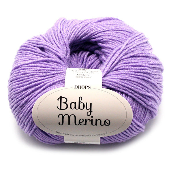 Drops Baby Merino Uni Colour 014 Lila