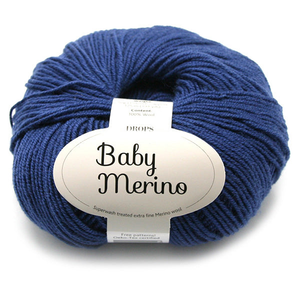 Drops Baby Merino Uni Colour 030 Blauw