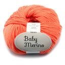 Drops Baby Merino Uni Colour 036 Elektrisch Oranje
