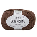 Drops Baby Merino Uni Colour 052 Chocolade