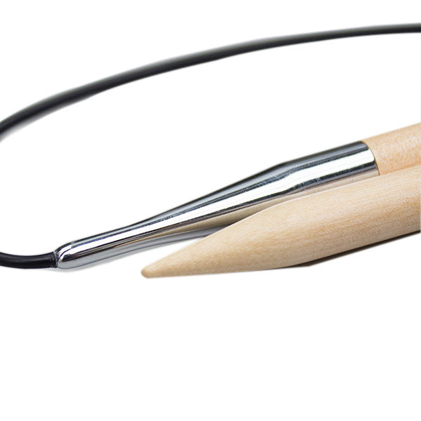 Drops rondbreinaalden hout cm — gemaakt met Drops Basic Rondbreinaalden Hout 80cm 8,0mm