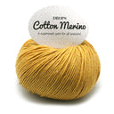DROPS Cotton Merino Uni Colour 15 Senfgelb