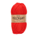 Drops Flora Uni Colour 33 Knallrot
