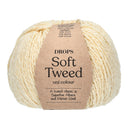 Drops Soft Tweed Uni Colour 01 Naturel