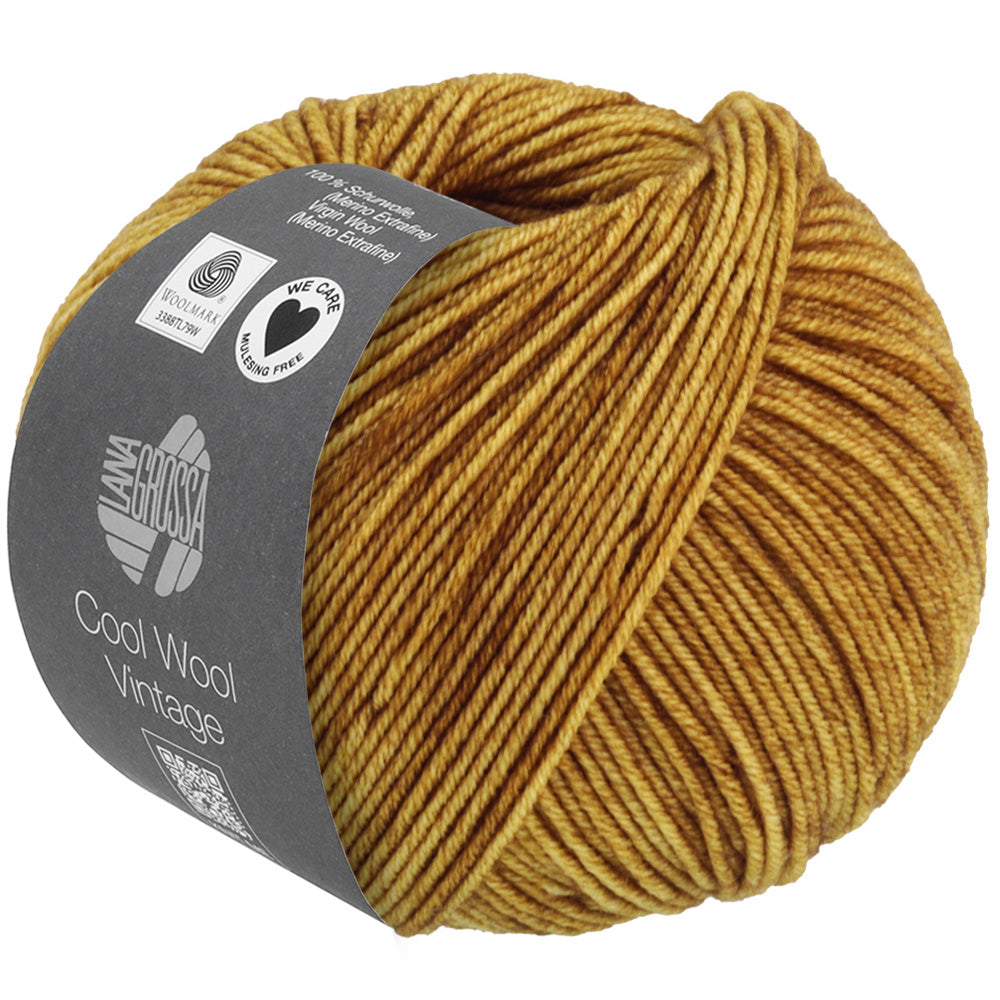 Lana Grossa Cool Wool Vintage 7362 Mosterd