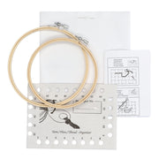 Restyle Set Borduurstof Aïda 54 (14 ct.) incl. Borduurringen 009 White
