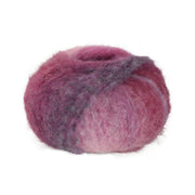 Lana Grossa Gigante Multi 107 Mauve,Anjer,Pink,Jadegroen,Grijs- en wijnrood,Braam,Viooltjesblauw