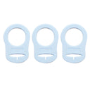 Go Handmade Siliconen Fopspeen Ringen 12 Baby Blauw
