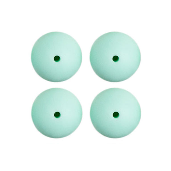 Go Handmade Siliconen Kralen 4 Stuks 26 Mint