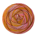 Lana Grossa Gomitolo Disegno 524 Woestijngeel/Lila/Roze/Roze/Geelbruin