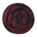 Lana Grossa Gomitolo Disegno 526 Nougat/Marine/Nachtblauw/Cyclaam/Oranje/Grijs-/Donkerbruin