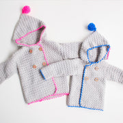 Haakpatroon Babyvestje met capuchon