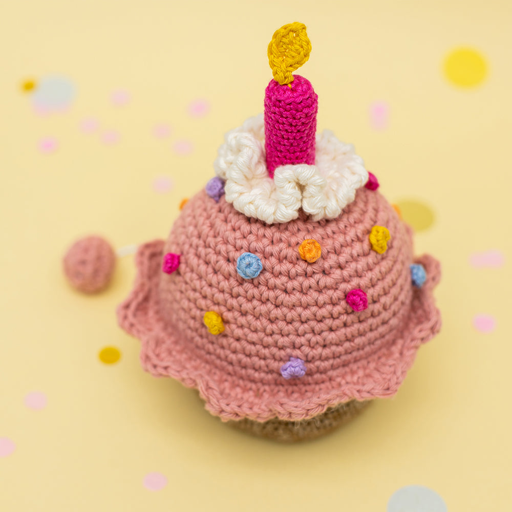 Cupcake — gemaakt met Haakpatroon Cupcake