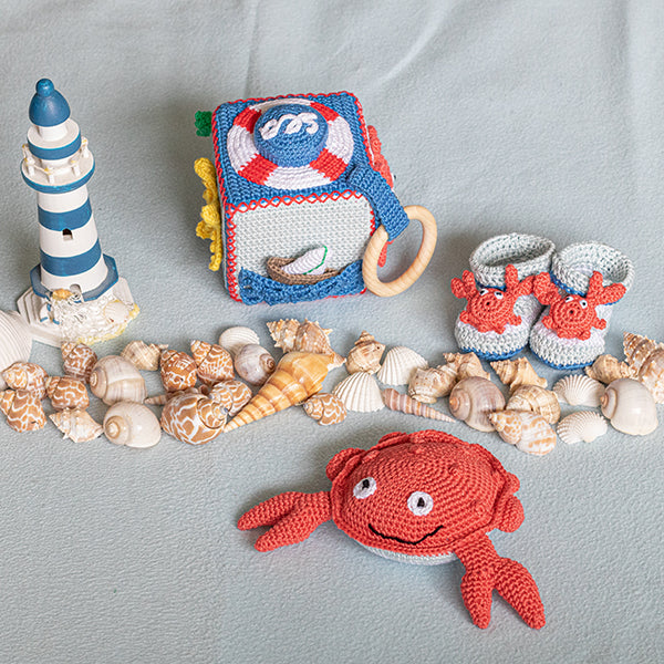 Stijl — gemaakt met Haakpatroon Knuffel Crabbie