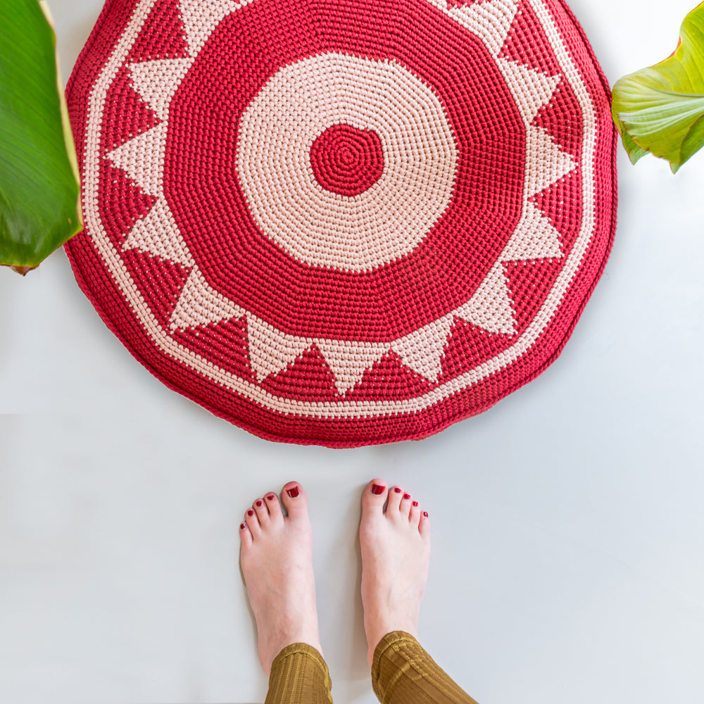 Haakpatroon Yarn and Colors Boho Floor Cushion
