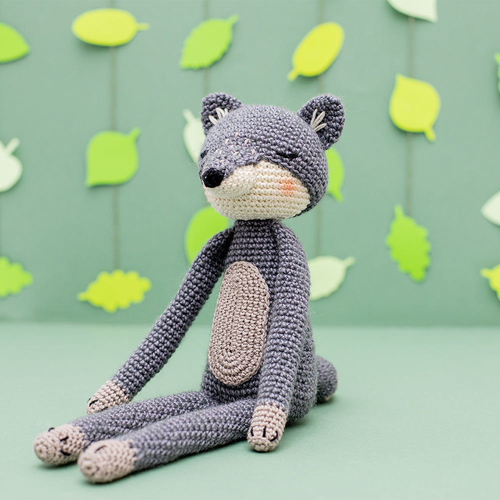 Yac forest animals — gemaakt met Haakpatroon Yarn and Colors Faye Fox / William Wolf (2)