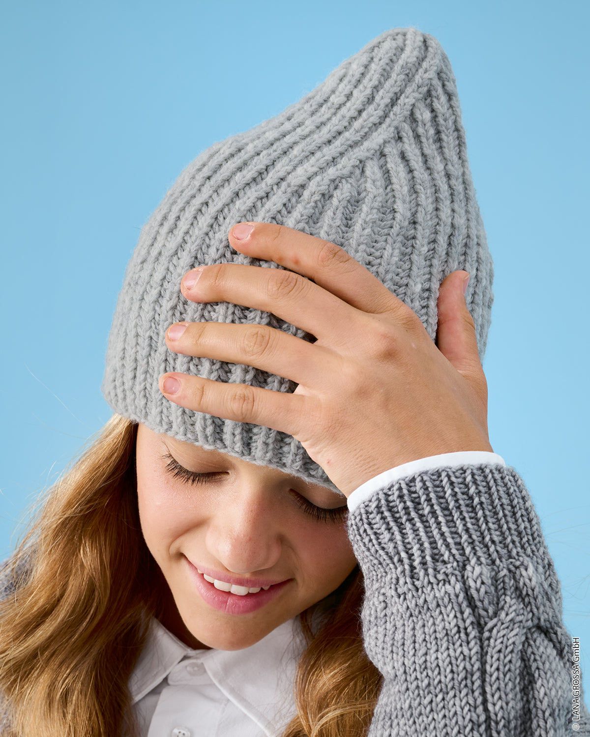 Lana Grossa Kids Nr. 15 model 12 - muts met Cool Merino - sfeerfoto 4