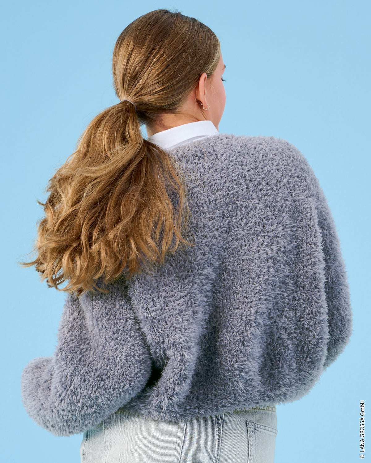 Lana Grossa Kids Nr. 15 model 27 - vest met Pelliccia - sfeerfoto 3