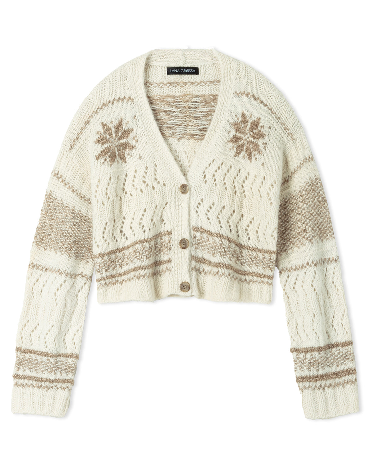 Lana Grossa Nordic Knits Nr. 5 Scandic Living - jack in Natural Alpaca Pelo - sfeerfoto 2