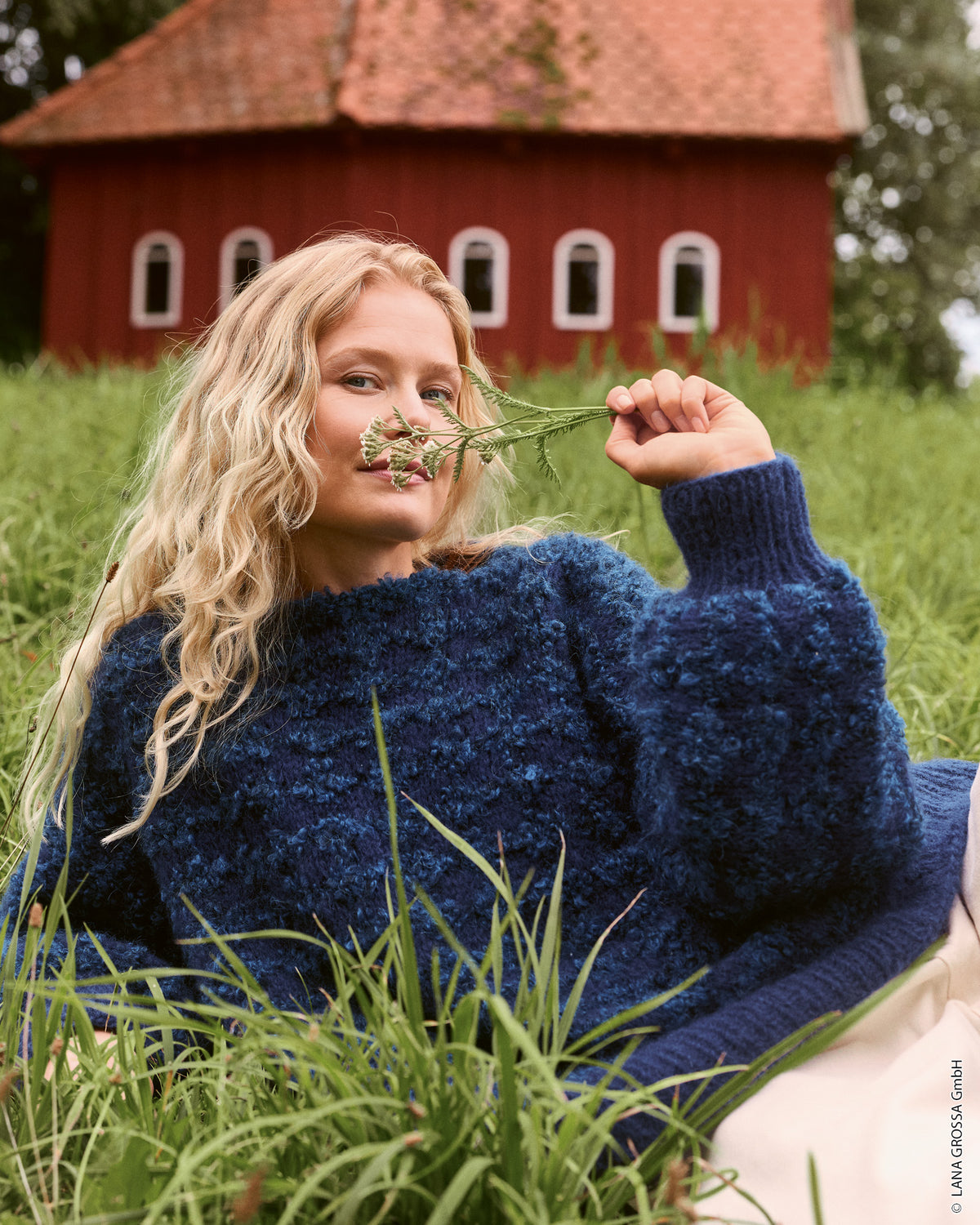 Lana Grossa Nordic Knits Nr. 5 Scandic Living - pullover in Orsetto en Mohair di Gio - sfeerfoto 1