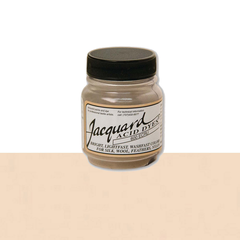 Jacquard Wolverf 600 Ecru - potje geconcentreerde Acid Dye wolverf in kleur 600 Ecru