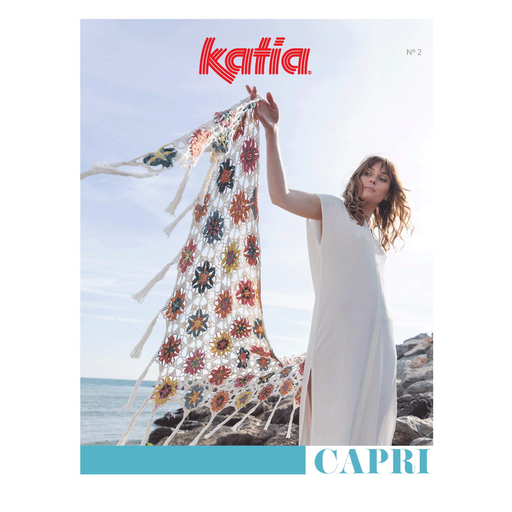 Katia capri — gemaakt met Katia Capri 82172 Parelachtig paars-Paars